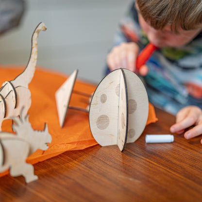 Pustetusser med 3D dinosaurere